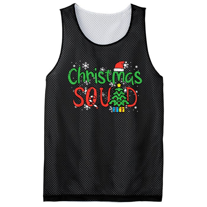 Christmas Squad Family Xmas Crew  Wo Boy Girls Kid Mesh Reversible Basketball Jersey Tank