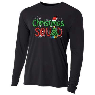 Christmas Squad Family Xmas Crew  Wo Boy Girls Kid Cooling Performance Long Sleeve Crew