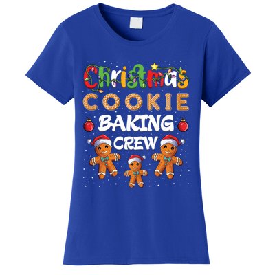 Christmas Santa Family Gingerbread Team Cookie Baking Crew Cool Gift Women's T-Shirt