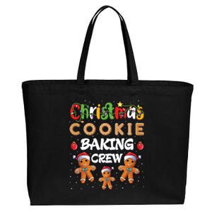 Christmas Santa Family Gingerbread Team Cookie Baking Crew Cool Gift Cotton Canvas Jumbo Tote