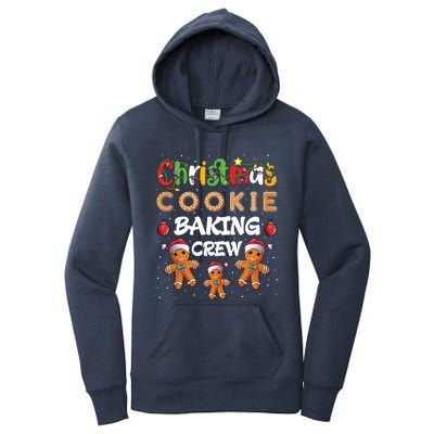 Christmas Santa Family Gingerbread Team Cookie Baking Crew Cool Gift Women's Pullover Hoodie