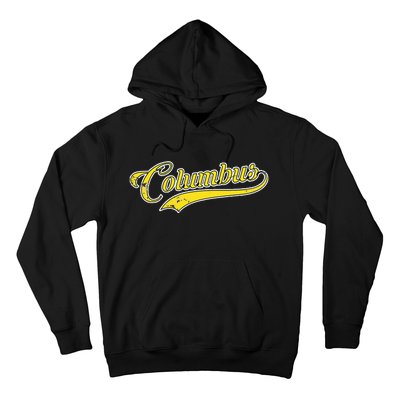 Columbus Soccer Fan Vintage Hoodie