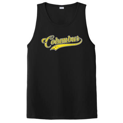 Columbus Soccer Fan Vintage PosiCharge Competitor Tank