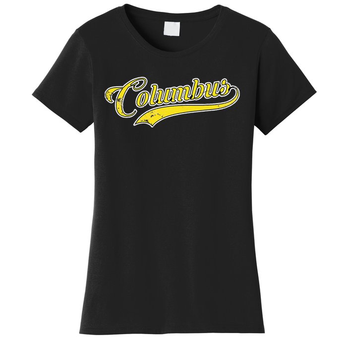 Columbus Soccer Fan Vintage Women's T-Shirt