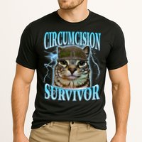 Circumcision Survivor Funny Oddly Specific Cat Meme Cats Cooling Performance Crew T-Shirt