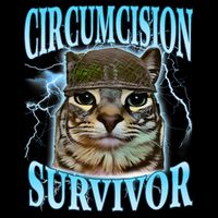 Circumcision Survivor Funny Oddly Specific Cat Meme Cats Impact Tech Backpack