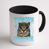 Circumcision Survivor Funny Oddly Specific Cat Meme Cats Mug