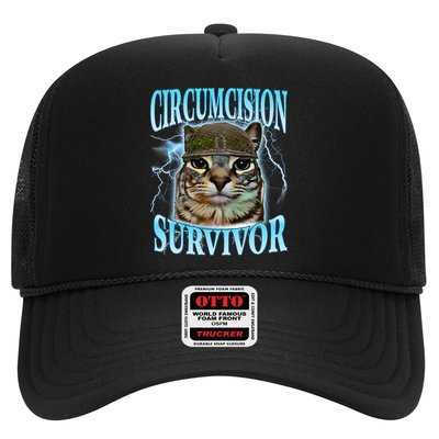 Circumcision Survivor Funny Oddly Specific Cat Meme Cats Hat