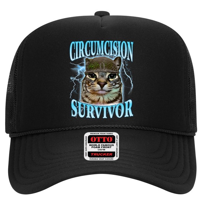 Circumcision Survivor Funny Oddly Specific Cat Meme Cats Hat