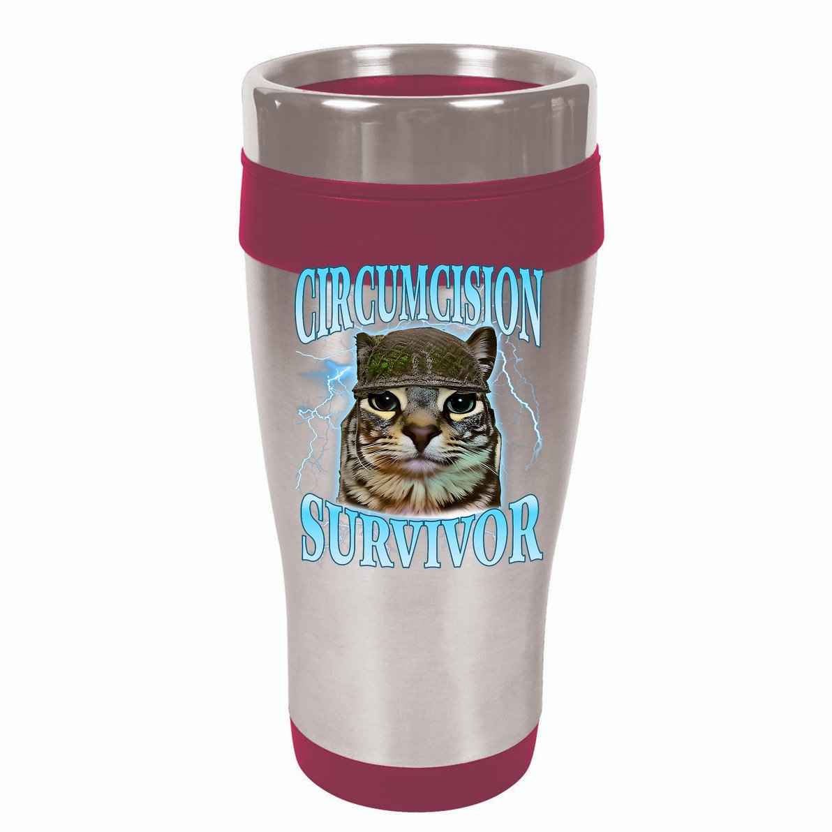 Circumcision Survivor Funny Oddly Specific Cat Meme Cats Wool Snapback Cap