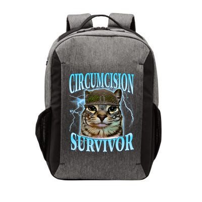Circumcision Survivor Funny Oddly Specific Cat Meme Cats Vector Backpack
