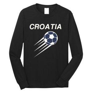 Croatia Soccer Football Croatian Long Sleeve Shirt