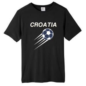 Croatia Soccer Football Croatian Tall Fusion ChromaSoft Performance T-Shirt