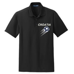 Croatia Soccer Football Croatian Dry Zone Grid Polo