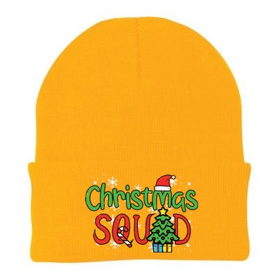 Christmas Squad Family Xmas Crew Women Boy Girls Kids Knit Cap Winter Beanie