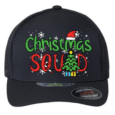 Christmas Squad Family Xmas Crew Women Boy Girls Kids Flexfit Unipanel Trucker Cap