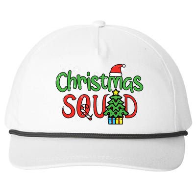 Christmas Squad Family Xmas Crew Women Boy Girls Kids Snapback Five-Panel Rope Hat