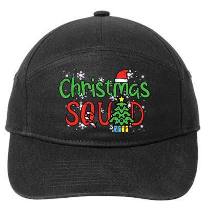 Christmas Squad Family Xmas Crew Women Boy Girls Kids 7-Panel Snapback Hat