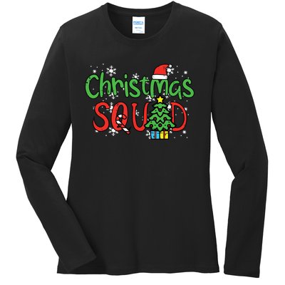 Christmas Squad Family Xmas Crew Women Boy Girls Kids Ladies Long Sleeve Shirt