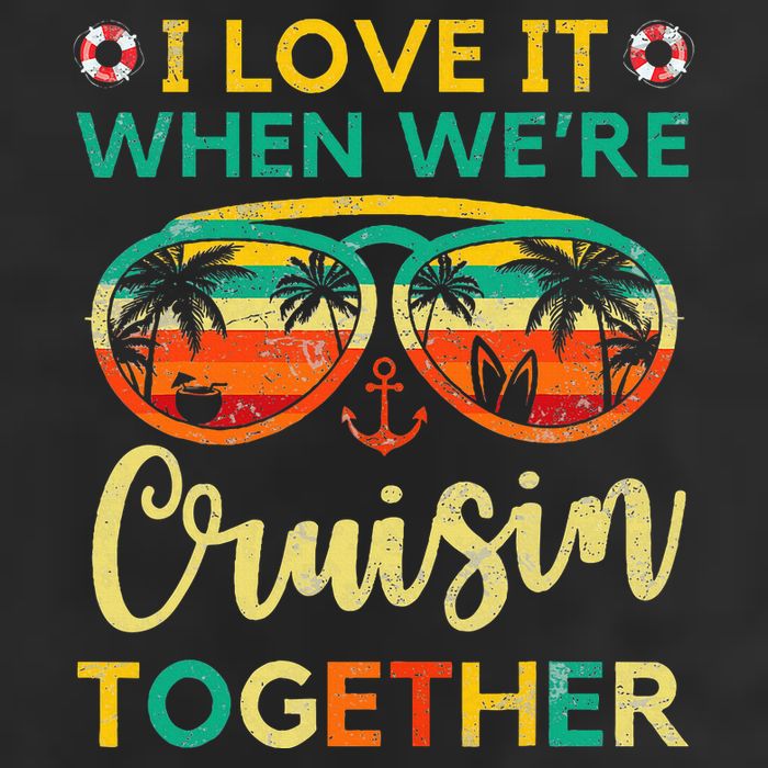 Cruise Ship Family Friends Matching Vacation  7 Panel Mesh Trucker Snapback Hat