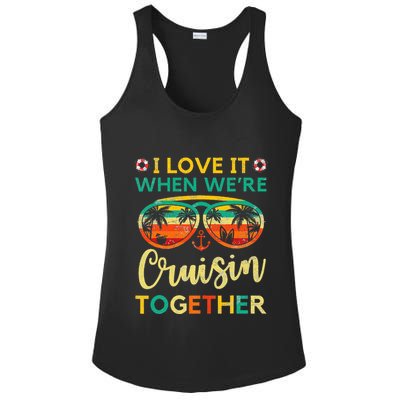 Cruise Ship Family Friends Matching Vacation  Ladies PosiCharge Competitor Racerback Tank