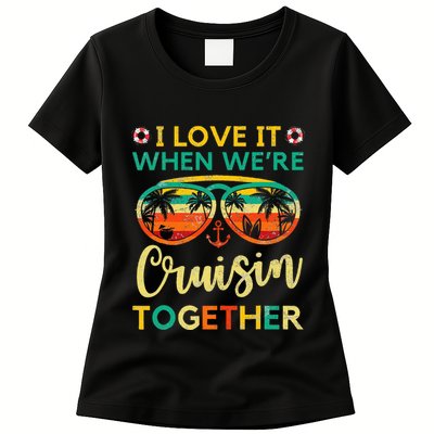 Cruise Ship Family Friends Matching Vacation  Womens T-Shirt