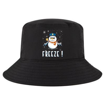 Cop Snow Freeze Police Navidad Police Police Officer Gift Cool Comfort Performance Bucket Hat