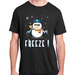 Cop Snow Freeze Police Navidad Police Police Officer Gift Adult ChromaSoft Performance T-Shirt