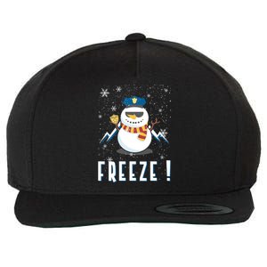 Cop Snow Freeze Police Navidad Police Police Officer Gift Wool Snapback Cap