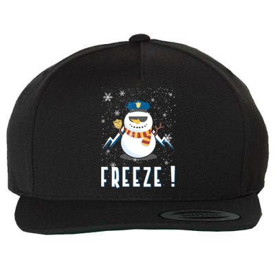 Cop Snow Freeze Police Navidad Police Police Officer Gift Wool Snapback Cap