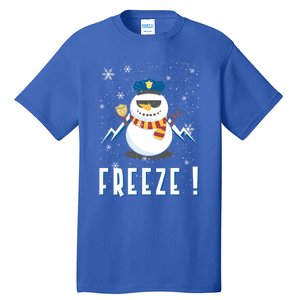 Cop Snow Freeze Police Navidad Police Police Officer Gift Tall T-Shirt