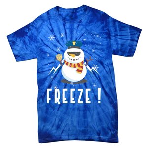 Cop Snow Freeze Police Navidad Police Police Officer Gift Tie-Dye T-Shirt