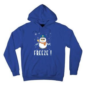 Cop Snow Freeze Police Navidad Police Police Officer Gift Tall Hoodie