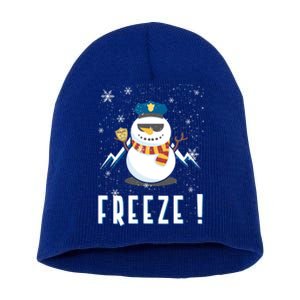 Cop Snow Freeze Police Navidad Police Police Officer Gift Short Acrylic Beanie