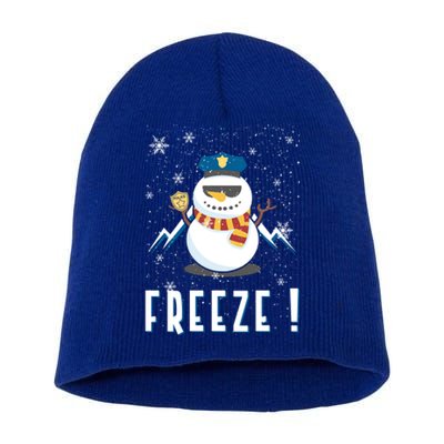 Cop Snow Freeze Police Navidad Police Police Officer Gift Short Acrylic Beanie