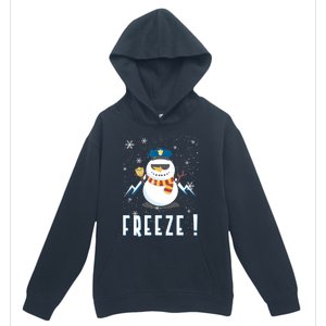 Cop Snow Freeze Police Navidad Police Police Officer Gift Urban Pullover Hoodie