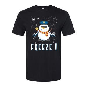 Cop Snow Freeze Police Navidad Police Police Officer Gift Softstyle CVC T-Shirt