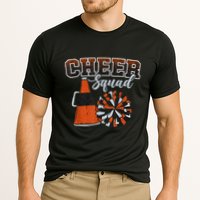 Cheer Squad Funny Cheerleader Cheerleading Orange Cooling Performance Crew T-Shirt
