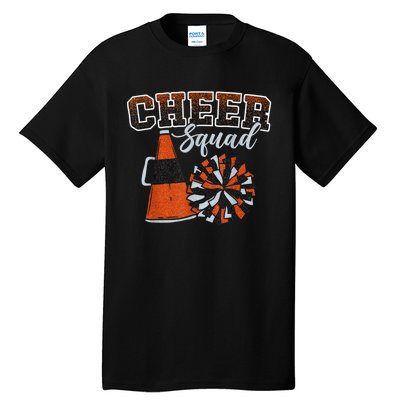 Cheer Squad Funny Cheerleader Cheerleading Orange Tall T-Shirt