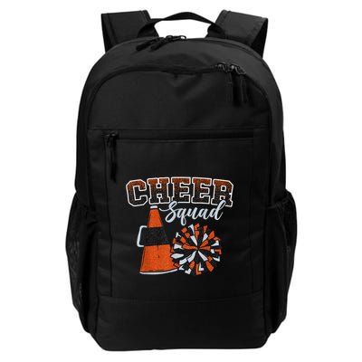 Cheer Squad Funny Cheerleader Cheerleading Orange Backpack
