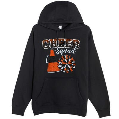 Cheer Squad Funny Cheerleader Cheerleading Orange Premium Pullover Hoodie