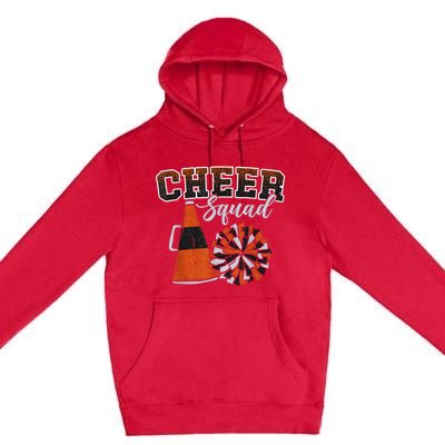 Cheer Squad Funny Cheerleader Cheerleading Orange Premium Pullover Hoodie