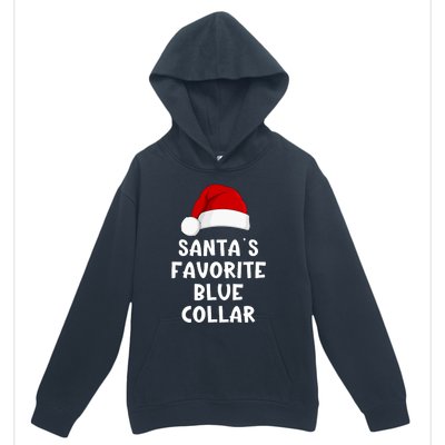 Christmas SantaS Favorite Blue Collar Funny Xmas Pajama Urban Pullover Hoodie