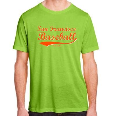 Classic San Francisco California Baseball Fan Retro Vintage Great Gift Adult ChromaSoft Performance T-Shirt