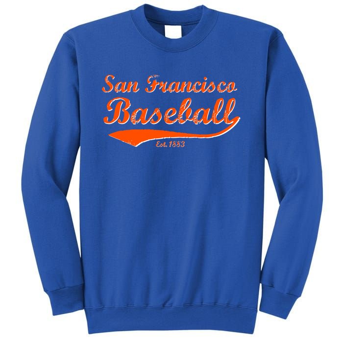 Classic San Francisco California Baseball Fan Retro Vintage Great Gift Sweatshirt