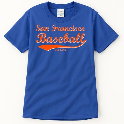 Classic San Francisco California Baseball Fan Retro Vintage Great Gift Tall T-Shirt