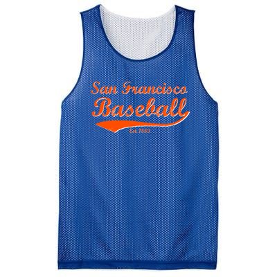 Classic San Francisco California Baseball Fan Retro Vintage Great Gift Mesh Reversible Basketball Jersey Tank