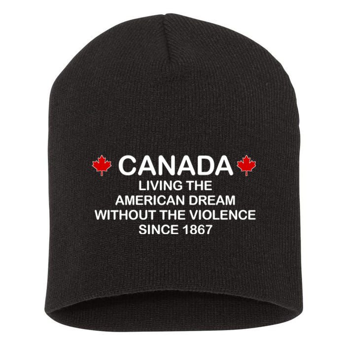 Canada Shirt From The Pentaverate. Short Acrylic Beanie