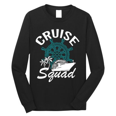 Cruise Squad Family Matching Cruise Trip Vacation Designs Long Sleeve Shirt