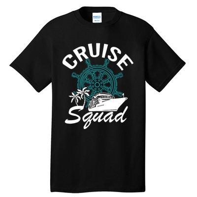 Cruise Squad Family Matching Cruise Trip Vacation Designs Tall T-Shirt